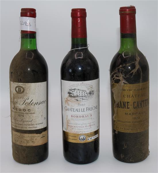 3 bottles French red wine